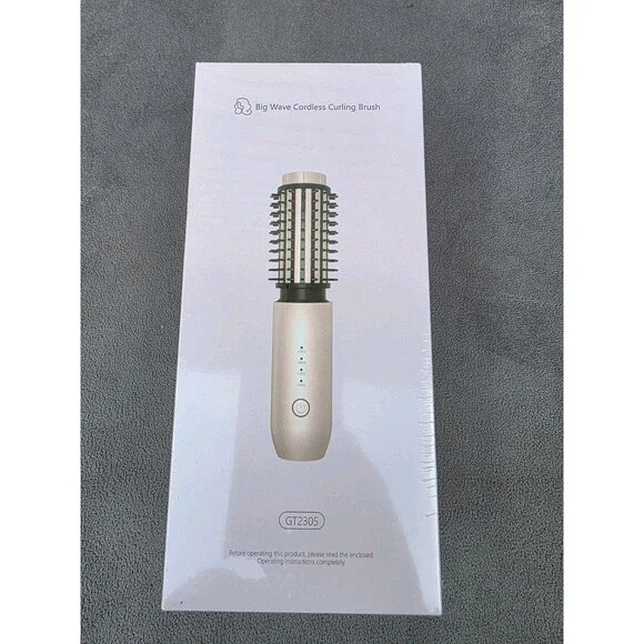 Cordless Hair Curling Iron Brush, Mini Travel Hot Straightener Comb, 3-in-1... - Picture 7 of 7